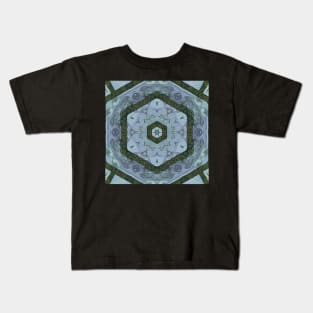 Abstract Sci-fi bio-tech Kaleidoscope pattern (Seamless) 6 Kids T-Shirt